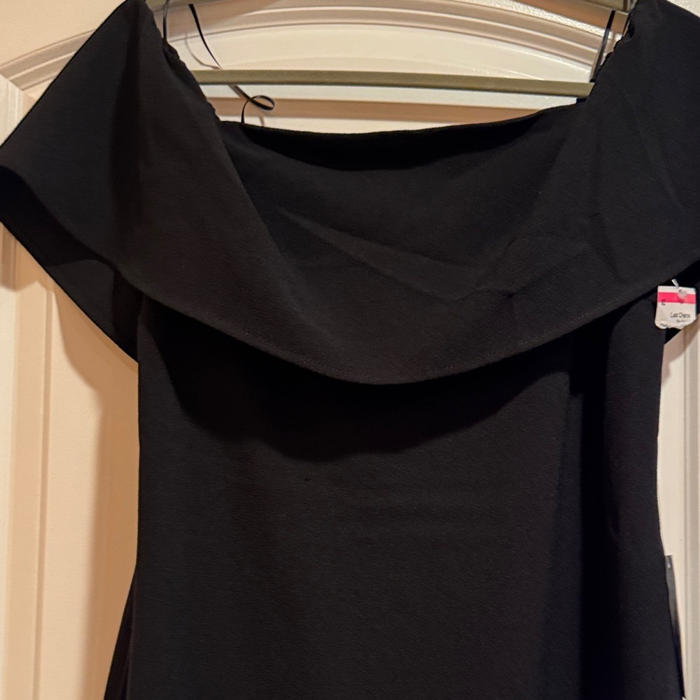 Charles Henry Elegant Black Dress